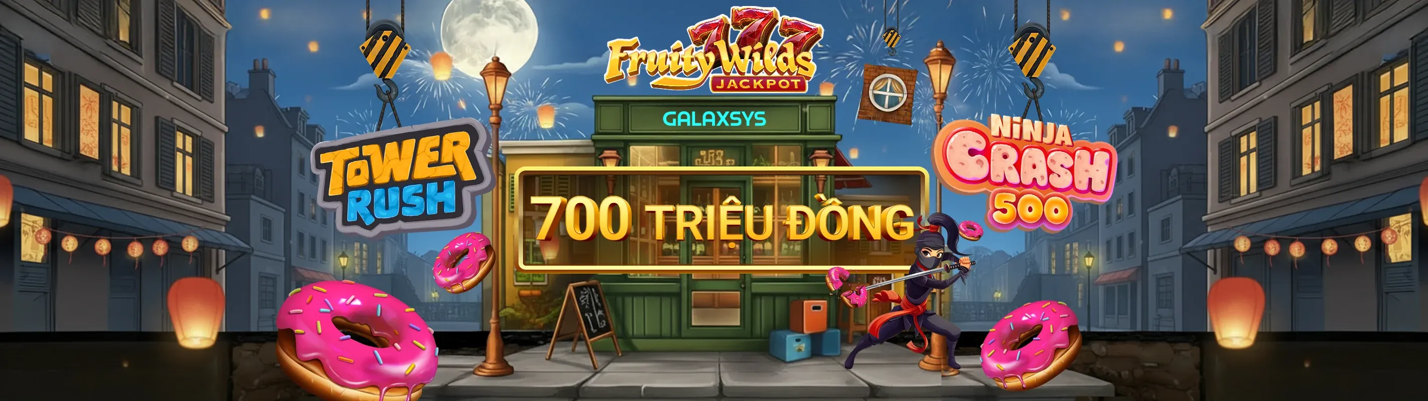 Hình ảnh chính của vnsoxo Nổ Hũ với biểu tượng jackpot lớn và hiệu ứng xanh vàng nổi bật